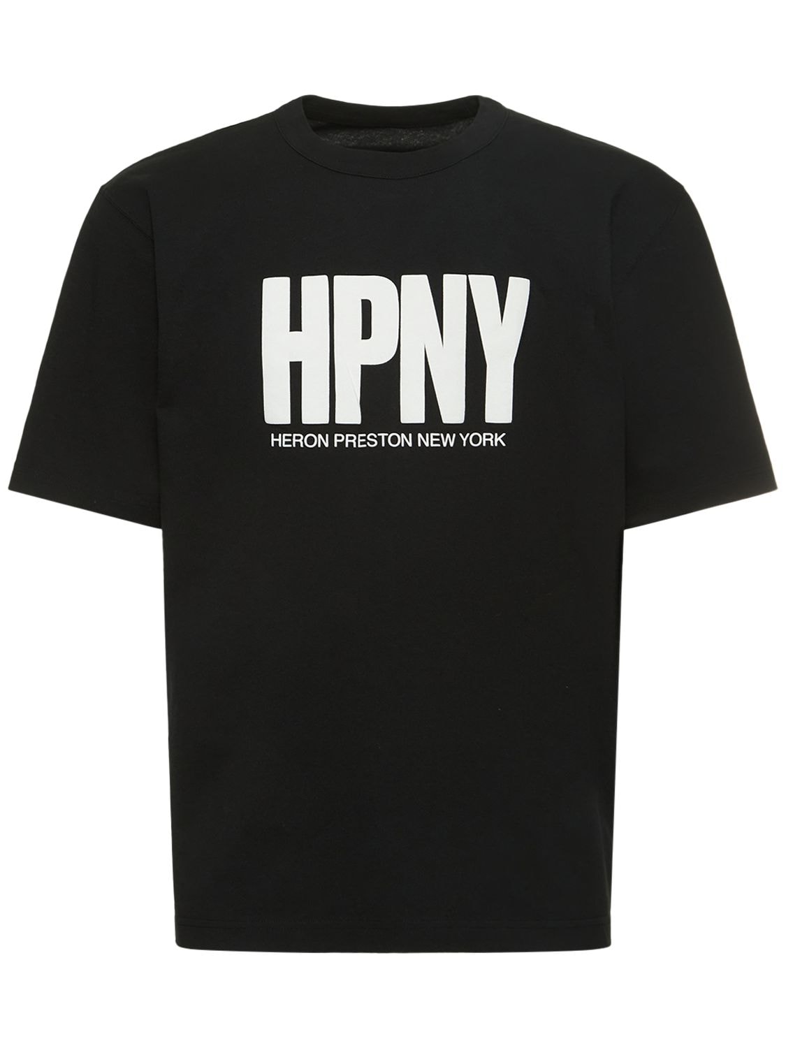 Bedrucktes T-shirt Aus Baumwolljersey „hpny“ - HERON PRESTON - Modalova
