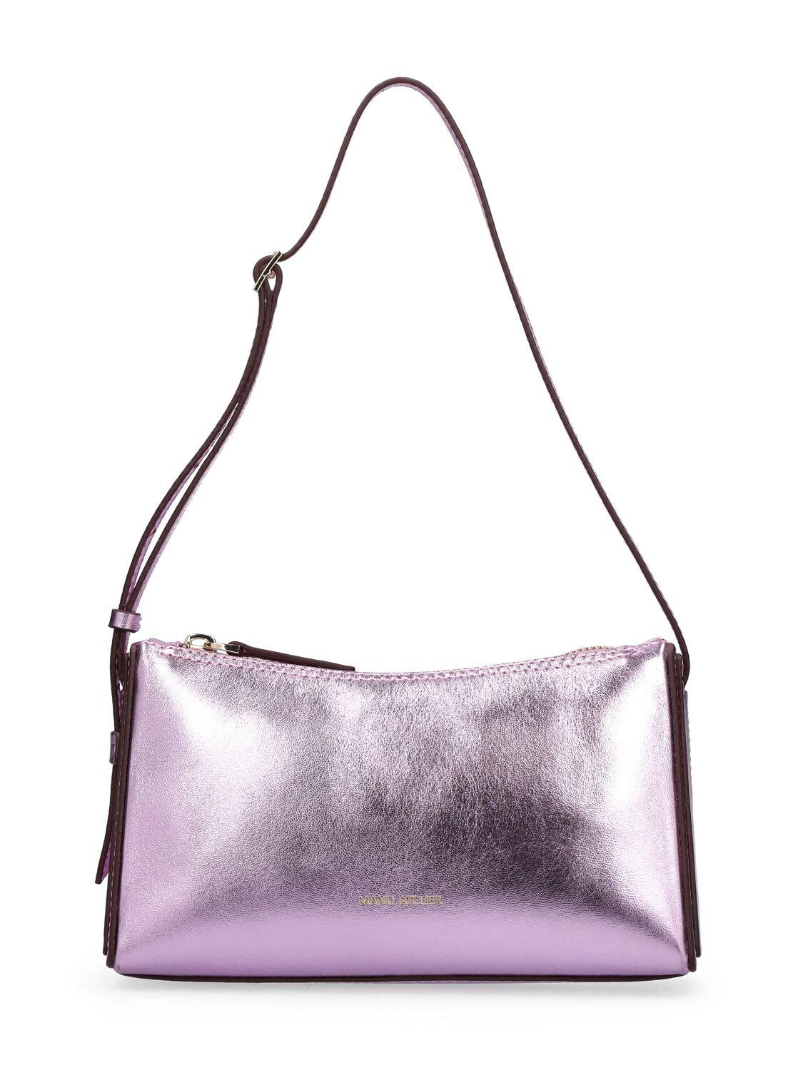 Mini Prism Leather Shoulder Bag - MANU ATELIER - Modalova