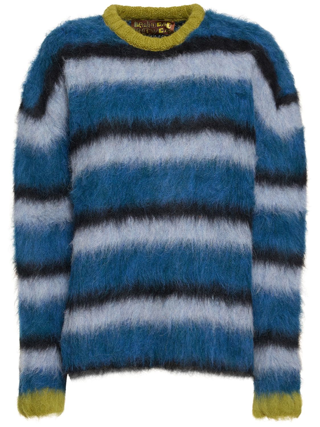 Striped Alpaca Blend Crewneck Sweater - BRAIN DEAD - Modalova