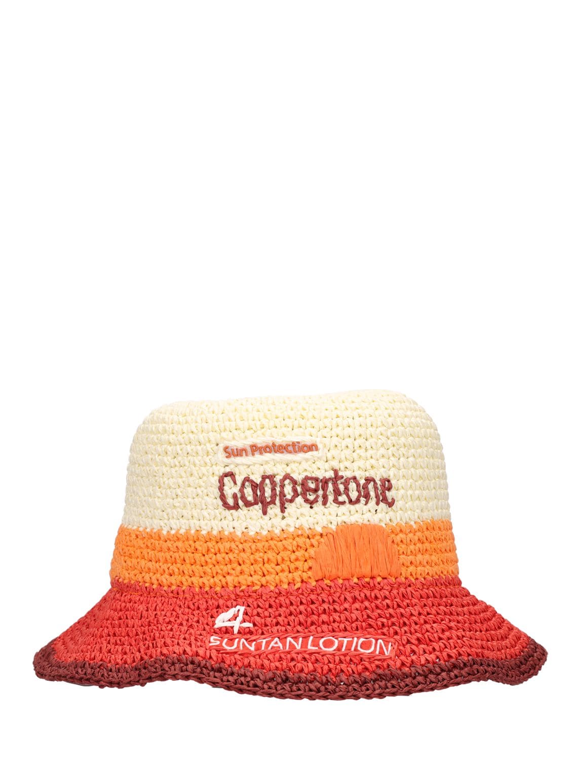Coppertone In Paper Raffia Bucket Hat - ANYA HINDMARCH - Modalova