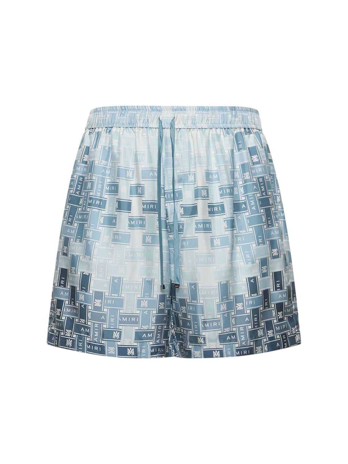 Gradient Tape Silk Pajama Shorts - AMIRI - Modalova