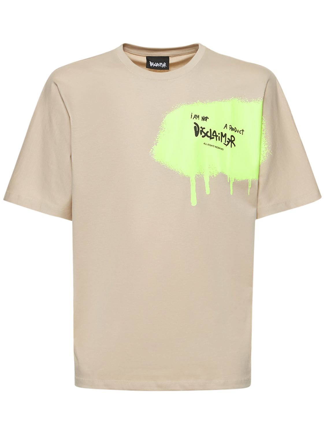 Spry Painted Logo Cotton T-shirt - DISCLAIMER - Modalova