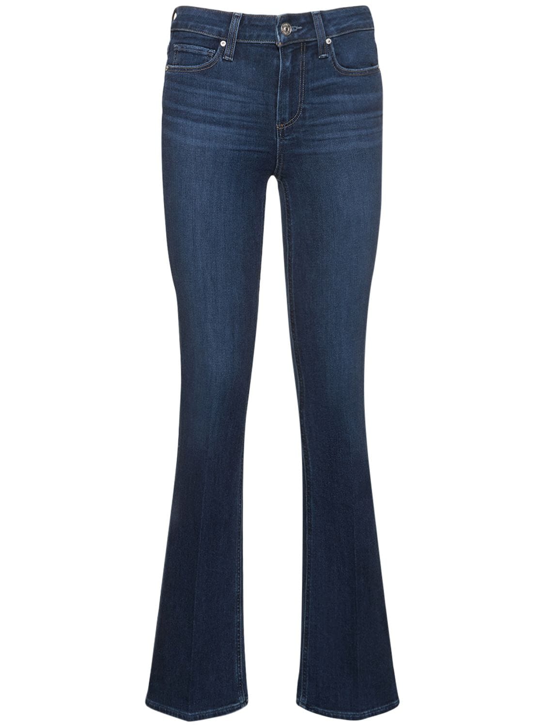 Manhattan Mid Rise Flare Jeans - PAIGE - Modalova