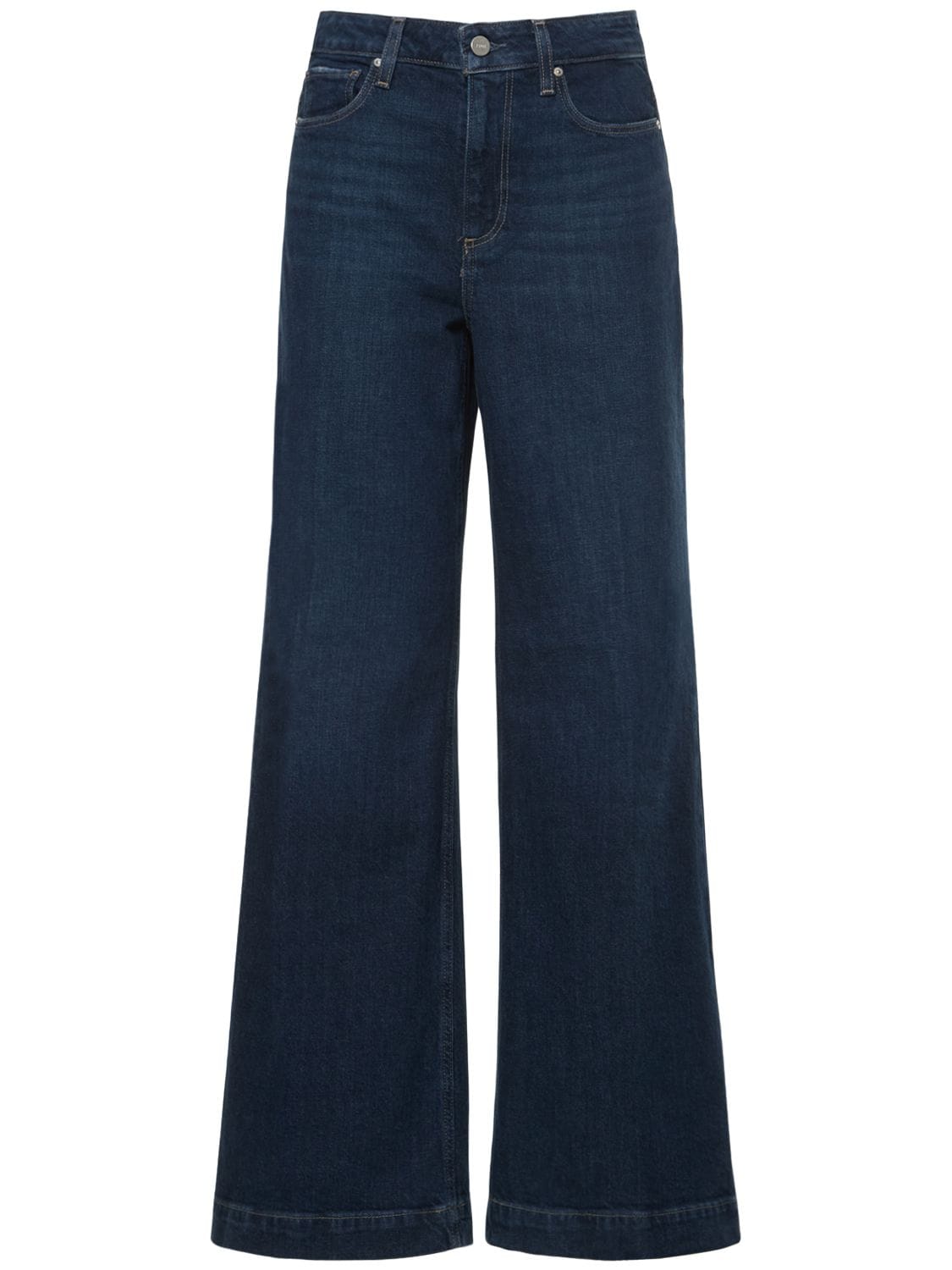 Harper Stretch Cotton Wide Jeans - PAIGE - Modalova