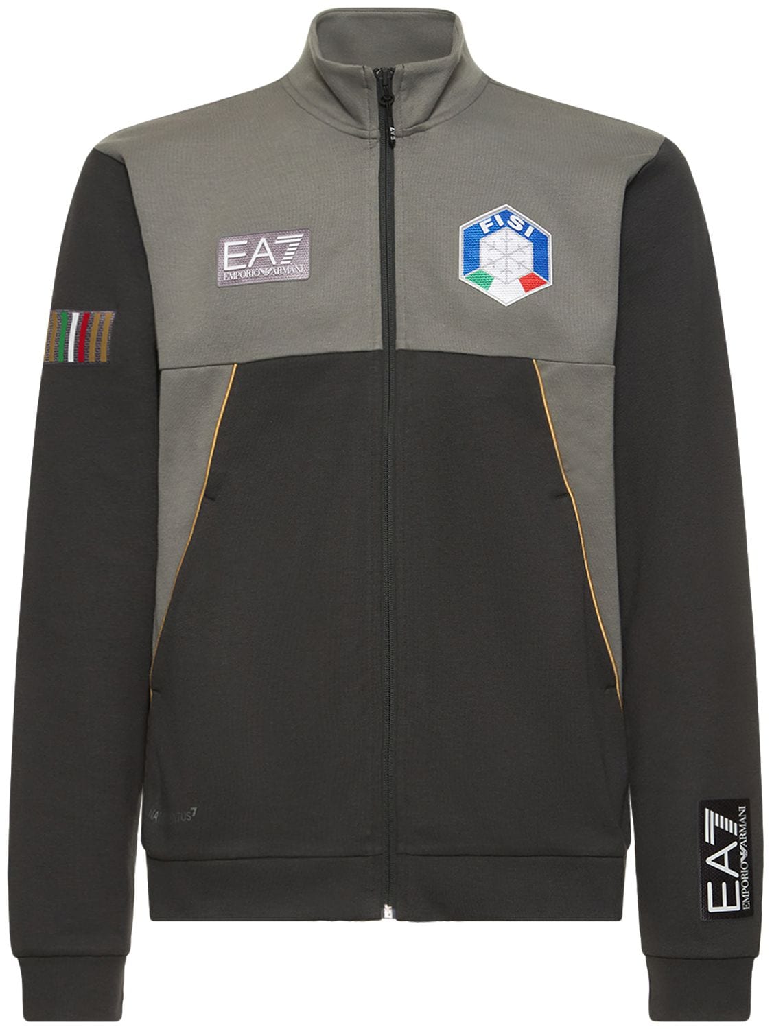 Fisi Ventus7 Zip-up Sweatshirt - EA7 EMPORIO ARMANI - Modalova