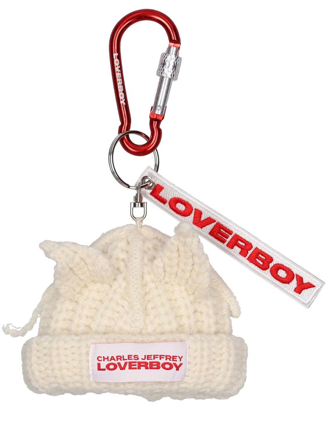 Chunky Ears Beanie Lambs Wool Key Ring - CHARLES JEFFREY LOVERBOY - Modalova