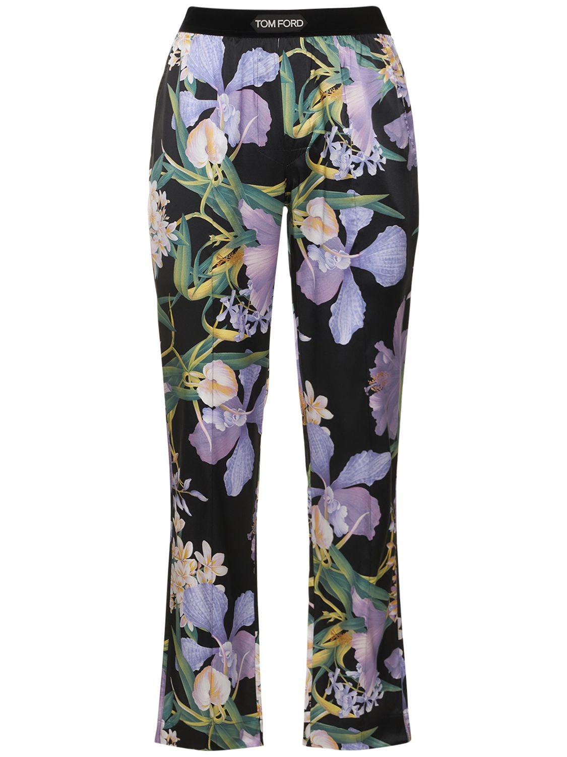 Bold Orchid Silk Blend Pajama Pants - TOM FORD - Modalova