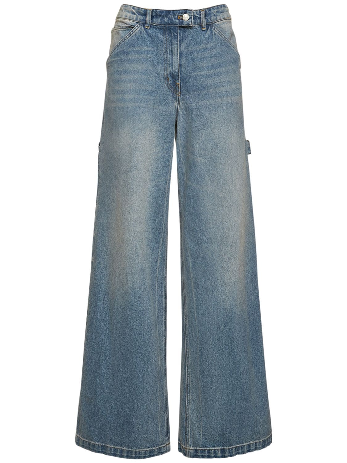 Mujer Jeans Baggy De Denim De Algodón 30 - COURREGES - Modalova