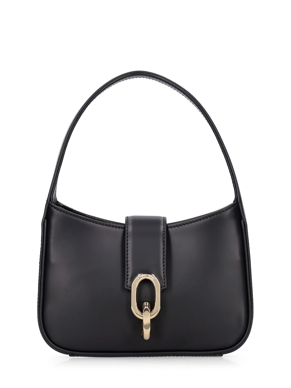 Mini Cleo Shine Leather Top Handle Bag - ANINE BING - Modalova