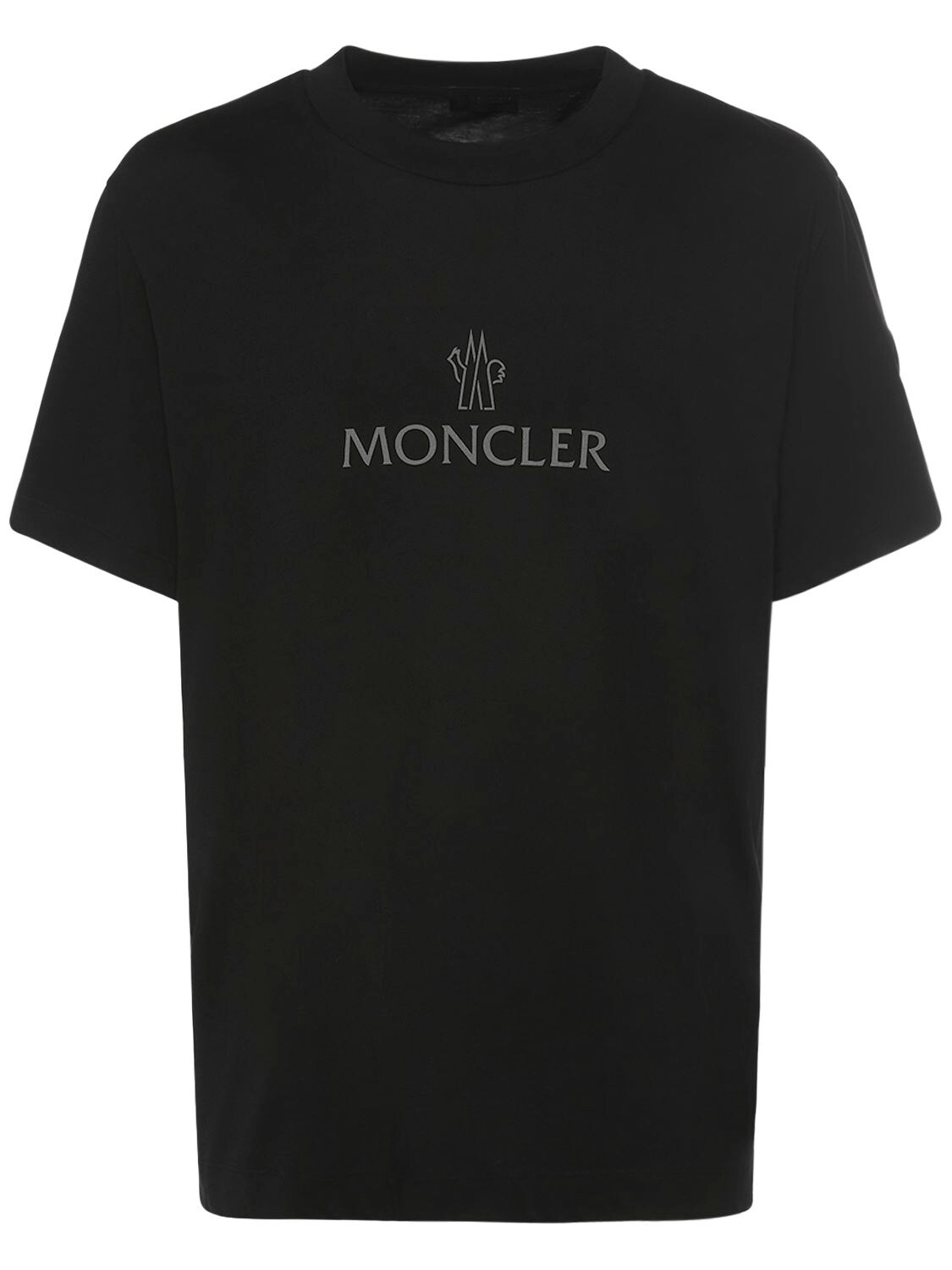 T-shirt Aus Baumwolljersey „matte“ - MONCLER - Modalova