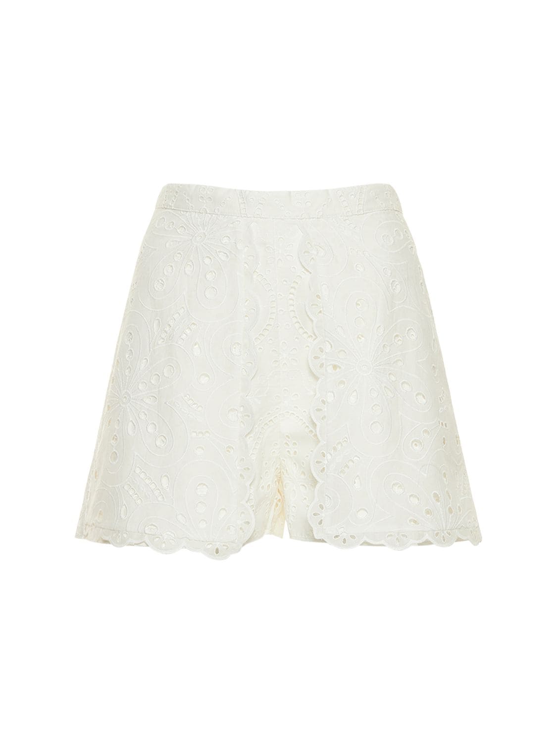 Alida Embroidered Cotton Blend Shorts - CHARO RUIZ - Modalova