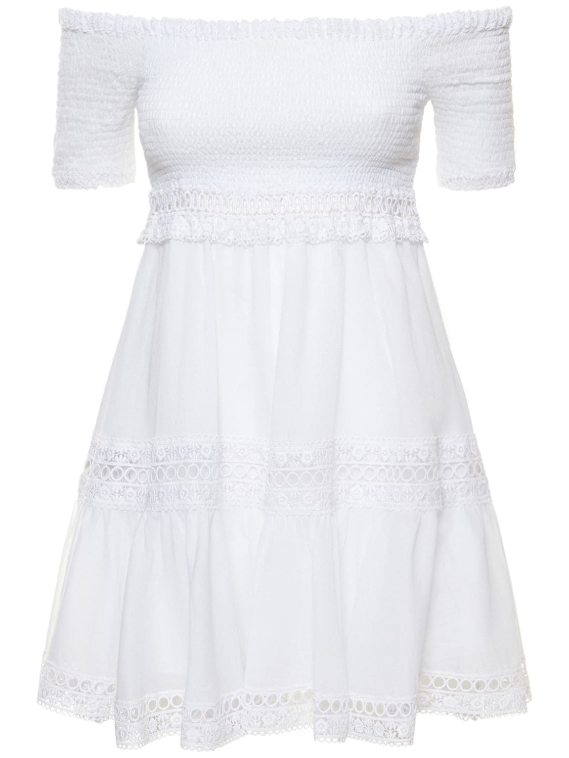 Grazi Cotton Blend Mini Dress - CHARO RUIZ - Modalova