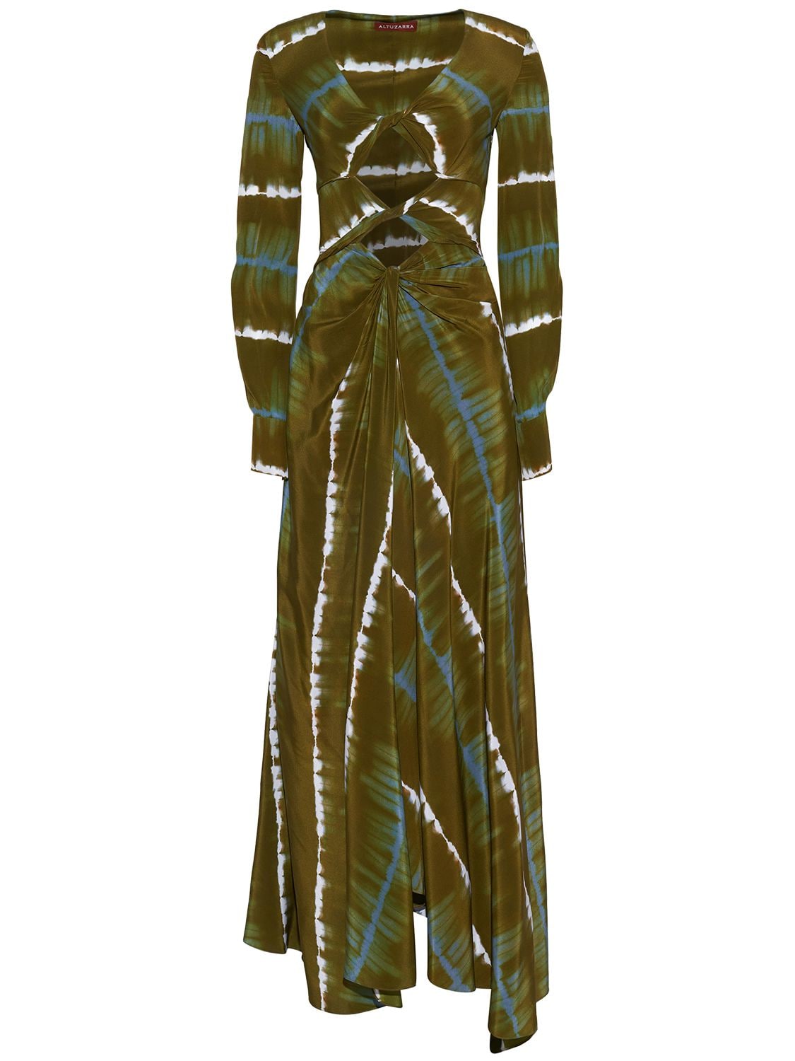 Langes Kleid Aus Seidenkrepp „helenos“ - ALTUZARRA - Modalova