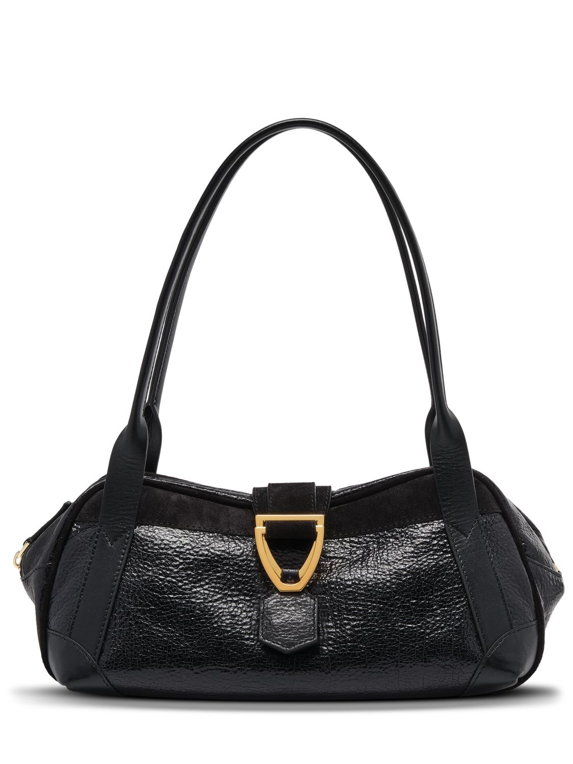 Caique Suede & Leather Shoulder Bag - MANU ATELIER - Modalova