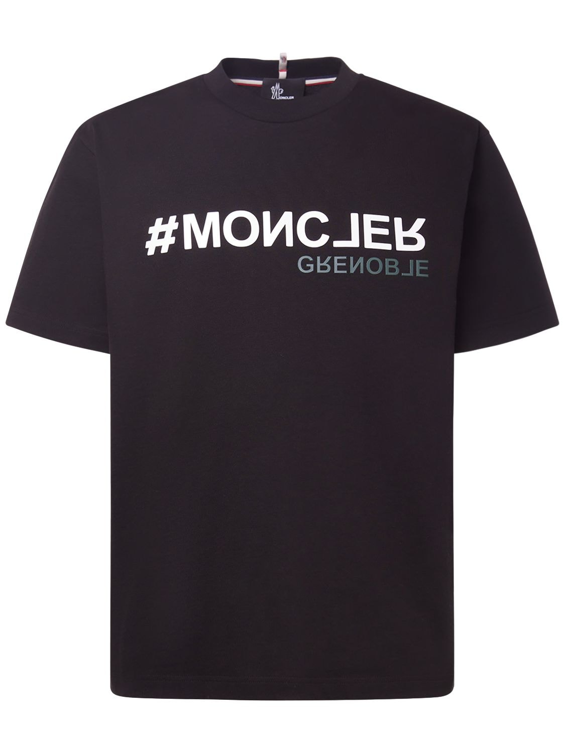 T-shirt Aus Schwerem Baumwolljersey - MONCLER GRENOBLE - Modalova