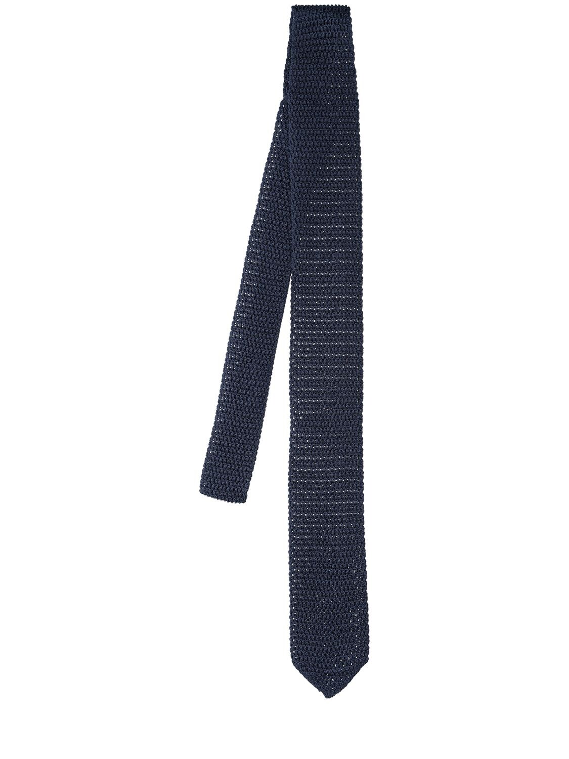 Cm Knit Silk Tie - TOM FORD - Modalova