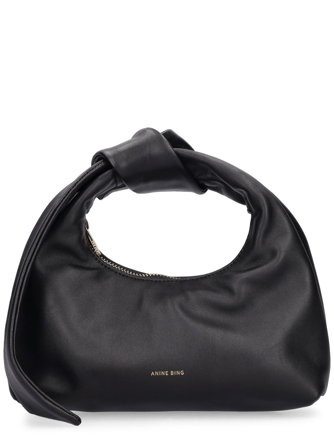 Mini Grace Leather Top Handle Bag - ANINE BING - Modalova