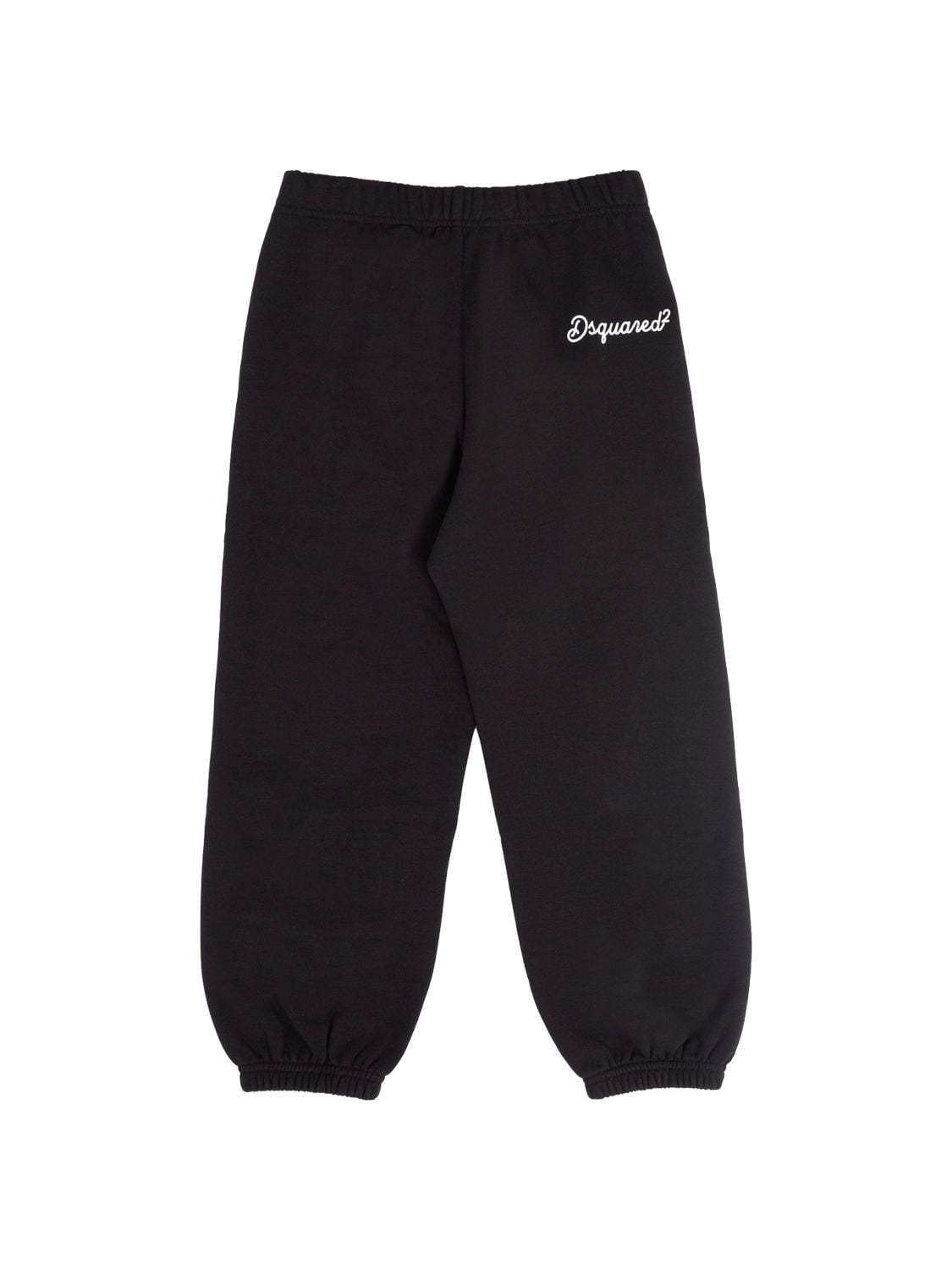 Pantaloni In Jersey Di Cotone Con Logo - DSQUARED2 - Modalova