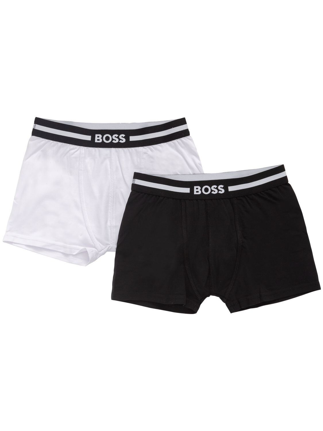 Set Of 2 Jersey Boxer Briefs W/ Logo - BOSS - Modalova