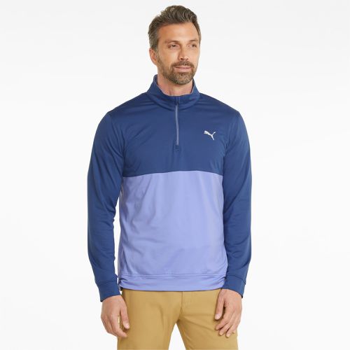 Gamer Colourblock Quarter-Zip Men's Golf Pullover Top, /, size 3X Large - PUMA - Modalova