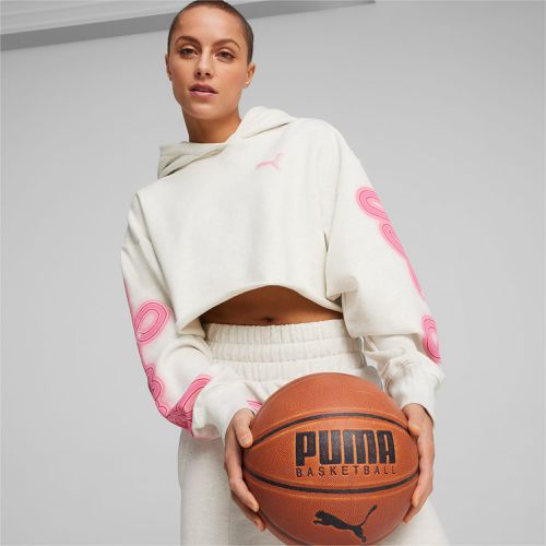 Game Love Heartbreak Cropped Basketball-Hoodie Für Damen, Mit Heide, , Größe: L, Kleidung - PUMA - Modalova