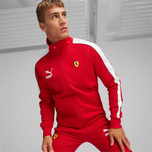 Scuderia Ferrari Race Iconic T7 Men's Motorsport Jacket, Red, size Large - PUMA - Modalova