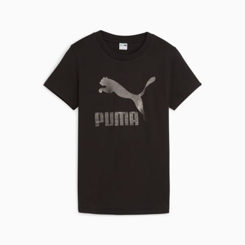 Camiseta Classics Shiny Logo Para Mujer - PUMA - Modalova