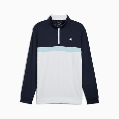 Pure Colourblock Golfshirt mit viertellangem Reißverschluss Herren, /, Größe: 3XL, Kleidung - PUMA - Modalova