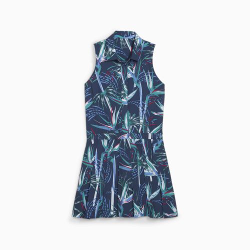 Paradise Women's Golf Pleated Dress, Dark Blue, size Large - PUMA - Modalova