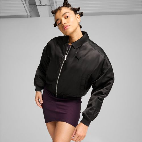 Satin Bomber Jacket Women, , size Large - PUMA - Modalova