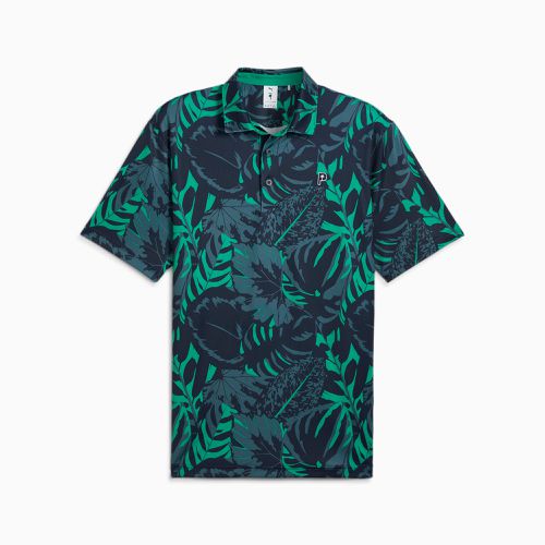 X Palm Tree Crew Palm Glitch Polo Shirt Top Men, Dark Blue, size 3XL - PUMA - Modalova