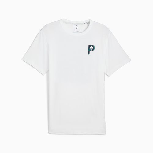Camiseta Hombres Palm Tree Crew Glitch Graphic Para Hombre - PUMA - Modalova
