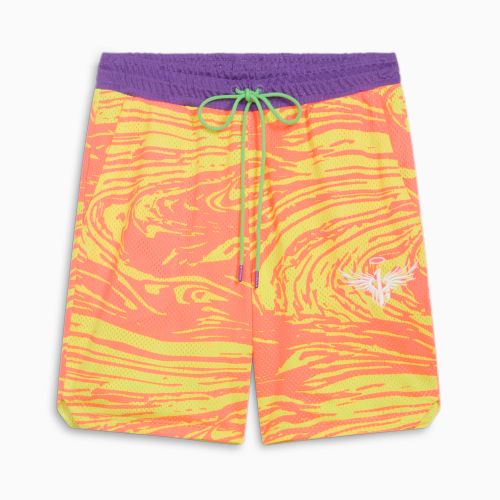 MELO SPARK Basketballshorts mit Allover-Print Herren, Mit Abstract Muster, , Größe: M, Kleidung - PUMA - Modalova