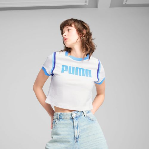 FUTURE..ARCHIVE Kurzes figurbetontes T-Shirt Damen, , Größe: L, Kleidung - PUMA - Modalova