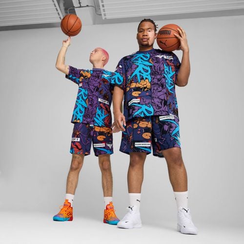 Melo Phoenix Basketballshorts Herren, Mit Abstract Muster, , Größe: 3XL, Kleidung - PUMA - Modalova