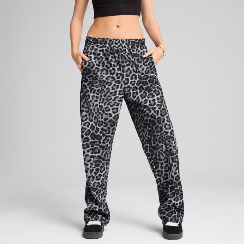 T7 LEO LUXE Straight Hose mit Allover-Print Damen, , Größe: L, Kleidung - PUMA - Modalova