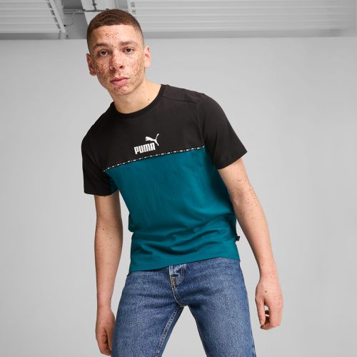 Essentials Block Tape T-Shirt Herren, , Größe: L, Kleidung - PUMA - Modalova