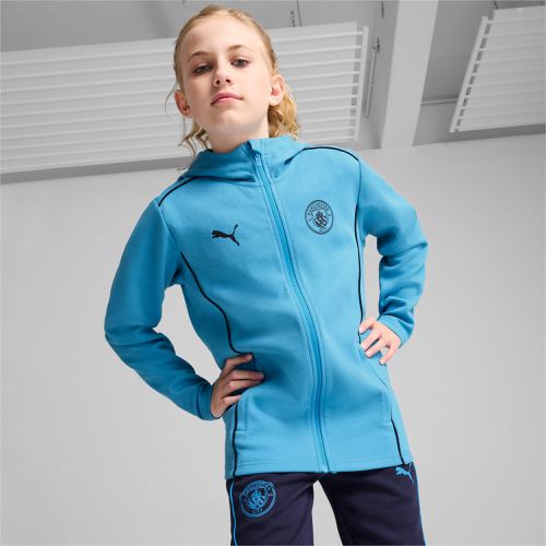 Manchester City Casuals Hooded Jacket Youth, Dark Blue, size 13-14 Youth - PUMA - Modalova