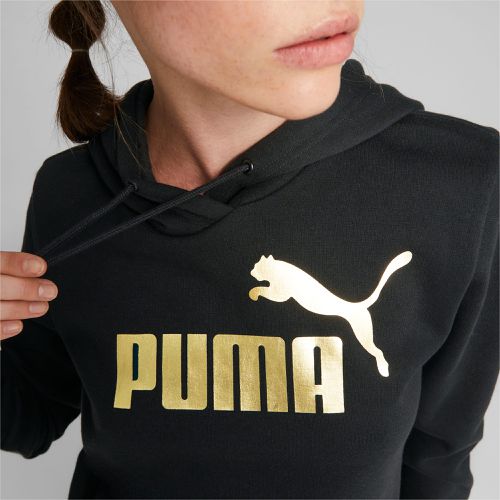 Felpa con cappuccio Essentials+ con logo metallizzato da, //Altro - PUMA - Modalova