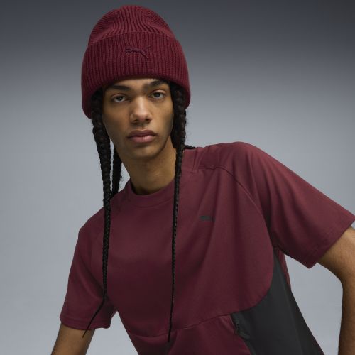 Wardrobe Essentials Chunky Mid Crown Beanie in Red - PUMA - Modalova