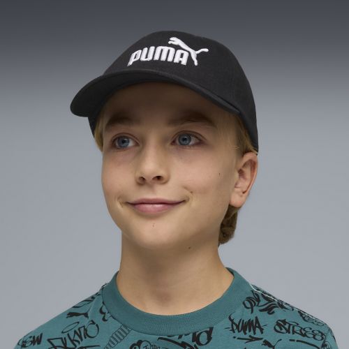 Cappellino da baseball con logo Essentials N. 1 per ragazzi, Accessori, Nero - PUMA - Modalova