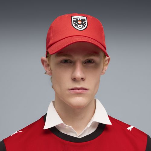 Cappellino Austria Essentials, Accessori, Rosso, OSFA - PUMA - Modalova