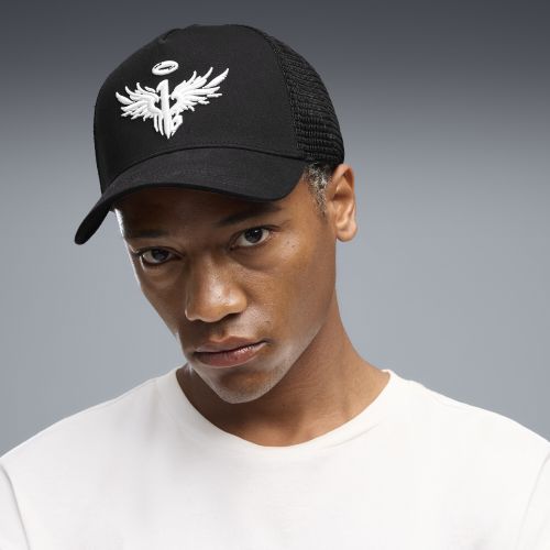 Melo Rare Essentials Trucker Cap in - PUMA - Modalova