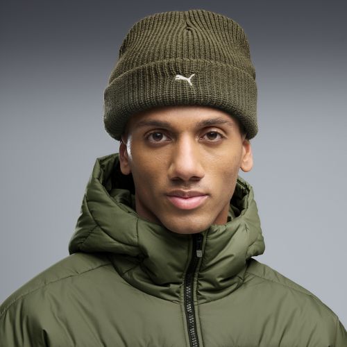 Select Essentials Low Crown Beanie in Green - PUMA - Modalova