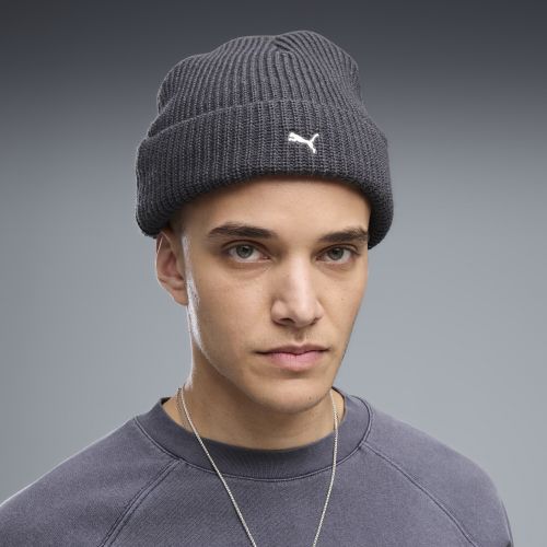 Select Essentials Low Crown Beanie in Gray - PUMA - Modalova
