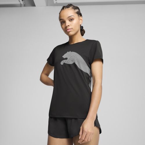 T-shirt con logo grande Train All Day da donna, Abbigliamento, Nero, S - PUMA - Modalova