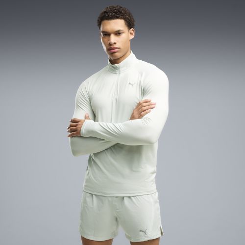 VELOCITY CLOUDSPUN Running Quarter-Zip Top Men in Green | Size Medium - PUMA - Modalova