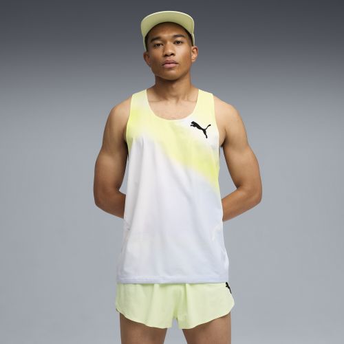 Lightspeed ULTRAWEAVE Graphic Running Singlet Men in Gray | Size Large - PUMA - Modalova