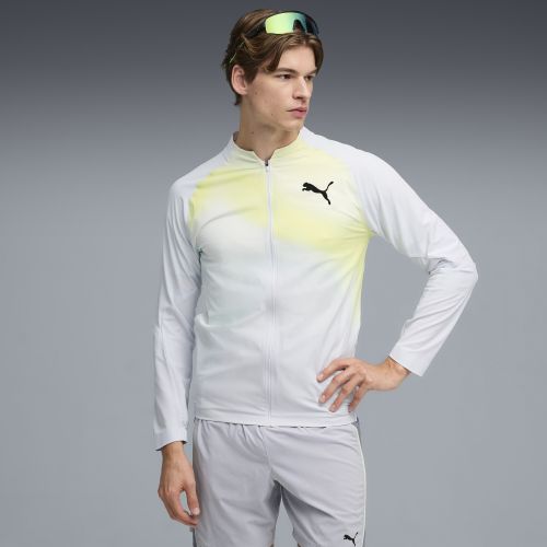 Lightspeed ULTRAWEAVE Graphic Running Jacket Men in Gray | Size Large - PUMA - Modalova