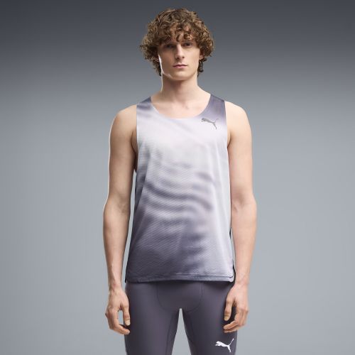 Lightspeed Graphic Performance Fit Running Singlet Men in Gray | Size Large - PUMA - Modalova